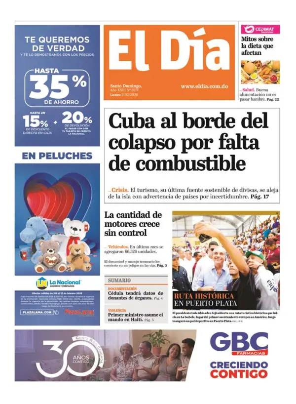 Portada impresa 09-02-2026