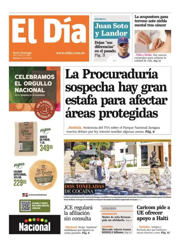Portada impresa 17-02-2026