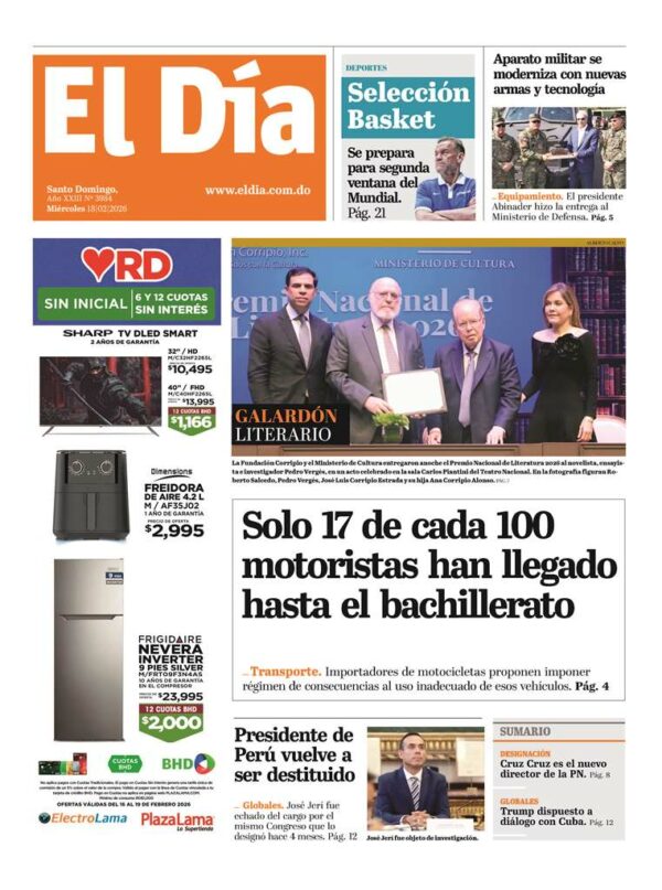 Portada impresa 18-02-26