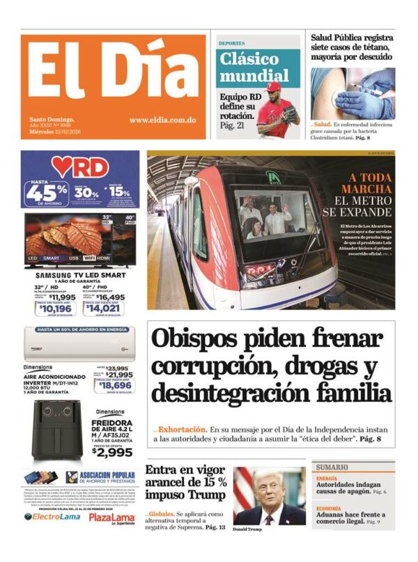 Portada impresa 25-02-2026