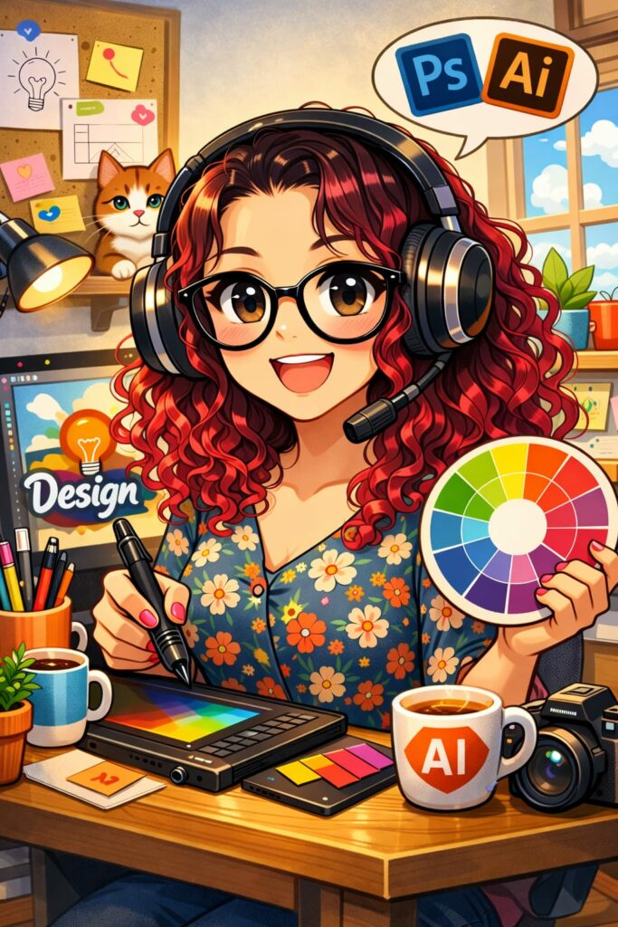 Scarlet Rosario, diseñadora gráfica