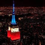 Edificios íconos de Nueva York se iluminan para celebrar independencia de Rep. Dominicana
