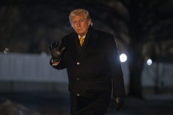 President Donald Trump Returns to the White House