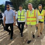 Ministros Kelvin Cruz e Ito Bisonó inspeccionan avances de obras para Centroamericanos