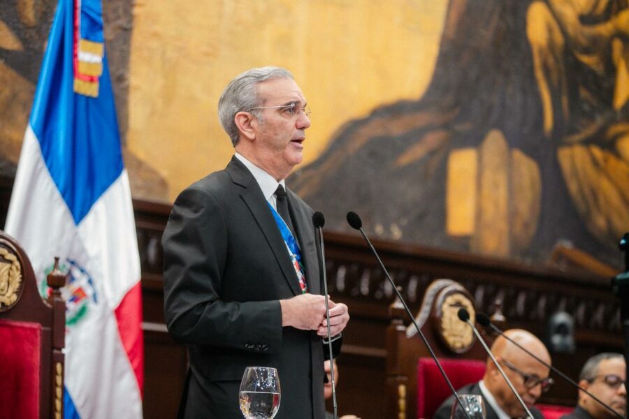 El presidente Luis Abinader