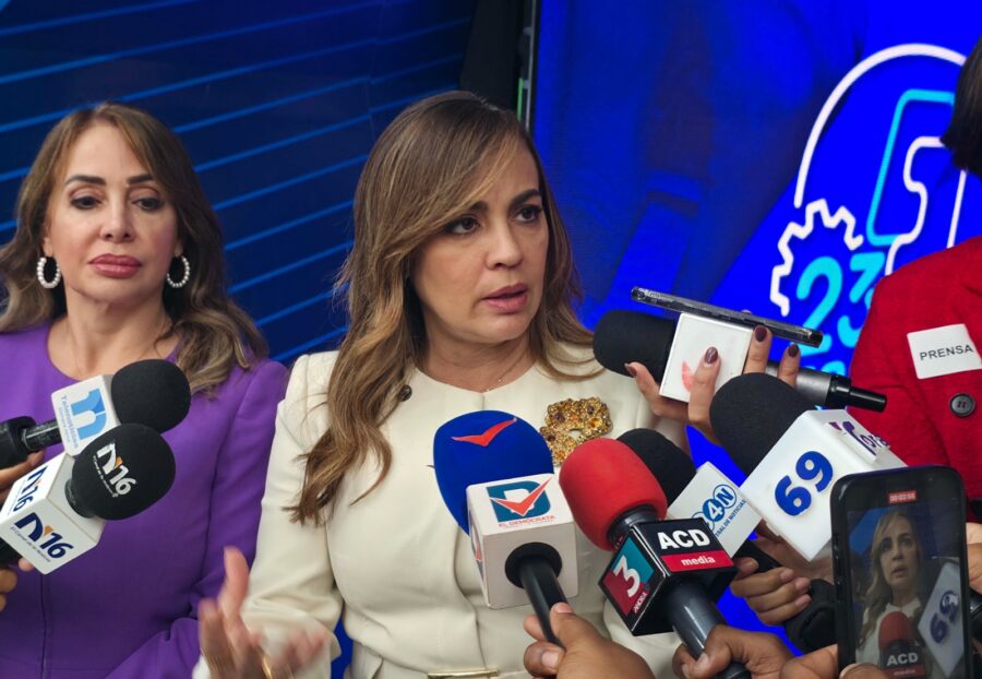 La presidenta de la Confederación Patronal de la República Dominicana (Copardom) Laura Peña