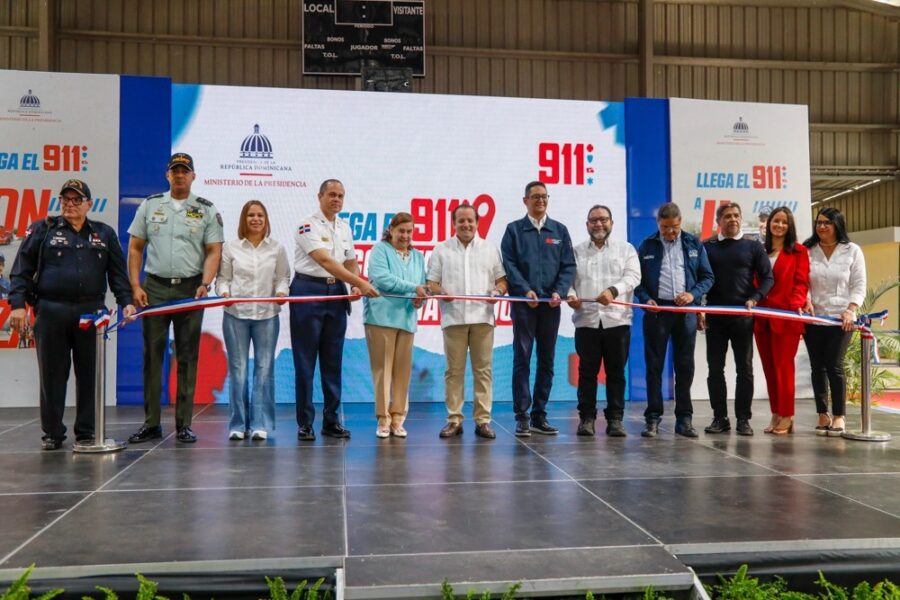 El ministro de la Presidencia, José Ignacio Paliza, encabezó la puesta en marcha del Sistema Nacional de Atención a Emergencias y Seguridad 9-1-1