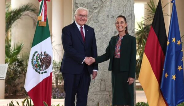 Claudia Sheinbaum se reunió con   Frank-Walter Steinmeier.