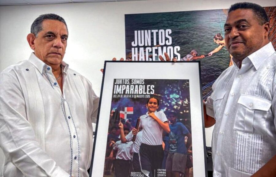 Luis Chanlatte, secretario general del COD, junto a José P. Monegro, presidente Comité SD