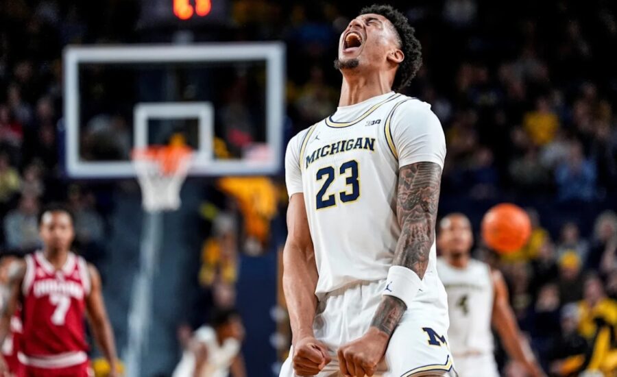 Yaxel Lendeborg sigue siendo uno de los jugadores más dominantes de Michigan.