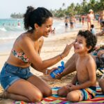 Al vacacionar no olvides cuidar tu piel, el daño del sol es acumulativo
