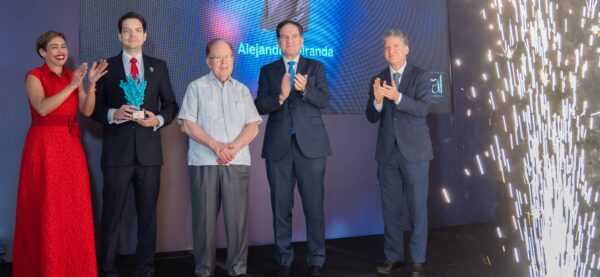 Isis Abreu, Alejandro Miranda (Premio Campeón Coral 2026), José Luis Corripio (don  Pepín), Manuel Corripio y José Alfredo Corripio.