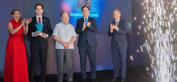 Isis Abreu, Alejandro Miranda (Premio Campeón Coral 2026), José Luis Corripio (don  Pepín), Manuel Corripio y José Alfredo Corripio.