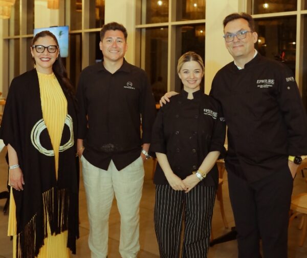 Neuly Céspedes Huertas,  Omar Malpartida, Catherine Lemoine y Javier Lobatón.