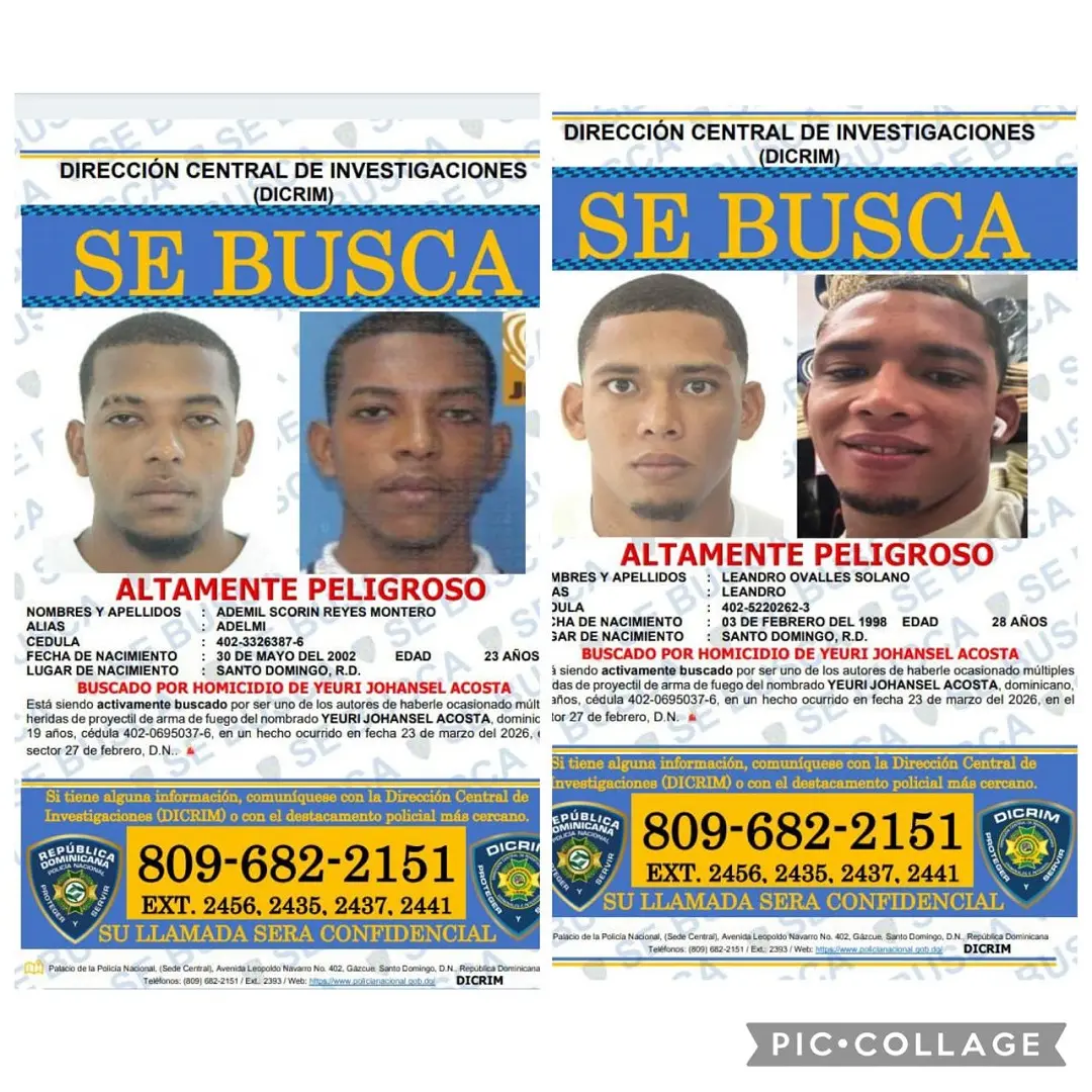 Policía identifica responsables de homicidio de joven en el sector 27 de Febrero