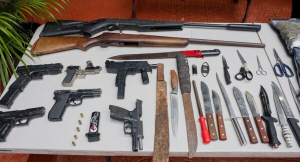 Armas ocupadas por PN