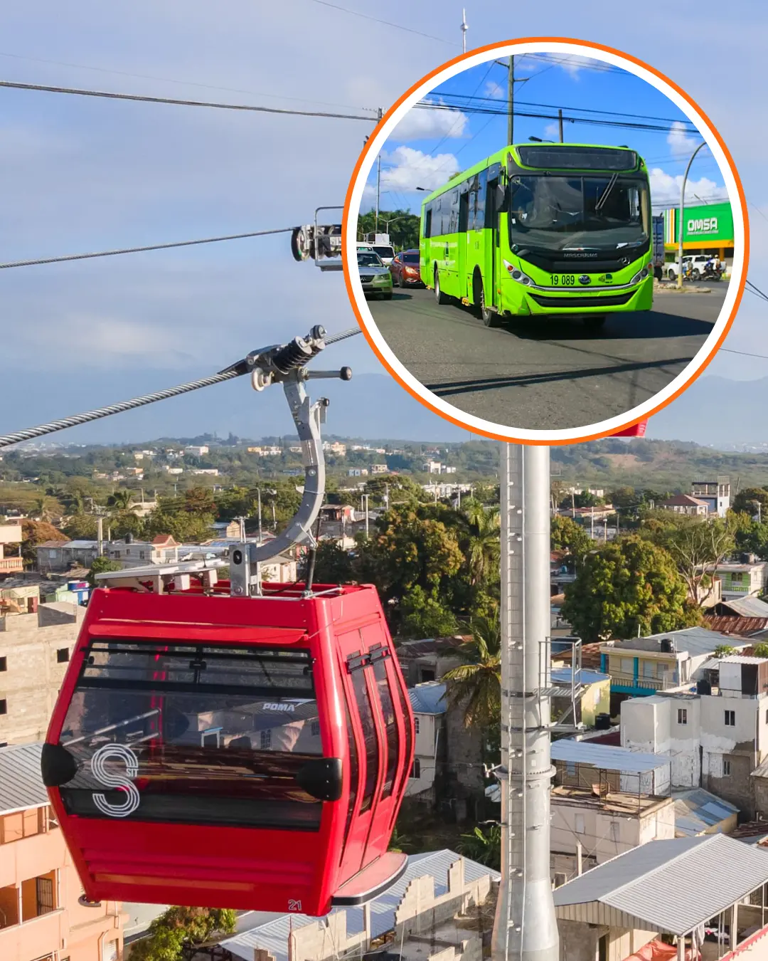 Teleférico de Santo Domingo y Santiago suspende servicio por mantenimiento entre el 27 marzo y 15 de abril