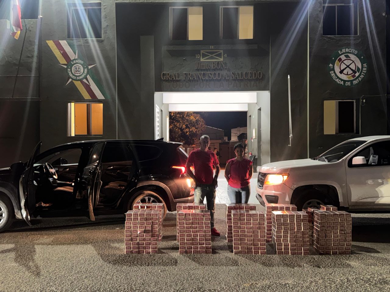 Incautación de cigarrillos en Dajabón