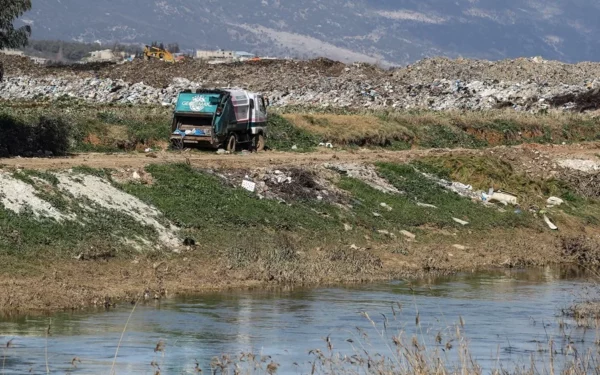 Imagen de archivo del río Litani , en el valle de Beqaa (Líbano).