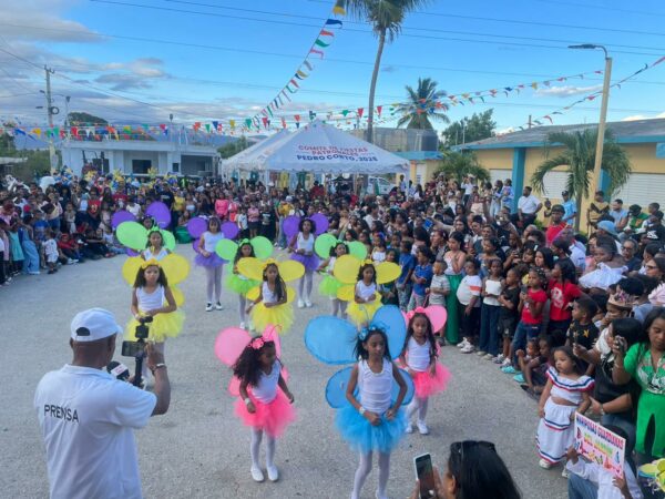 Las Mariposas Guardianes del Jardín llenaron de colorido el carnaval, ganando el primer lugar de la actividad.