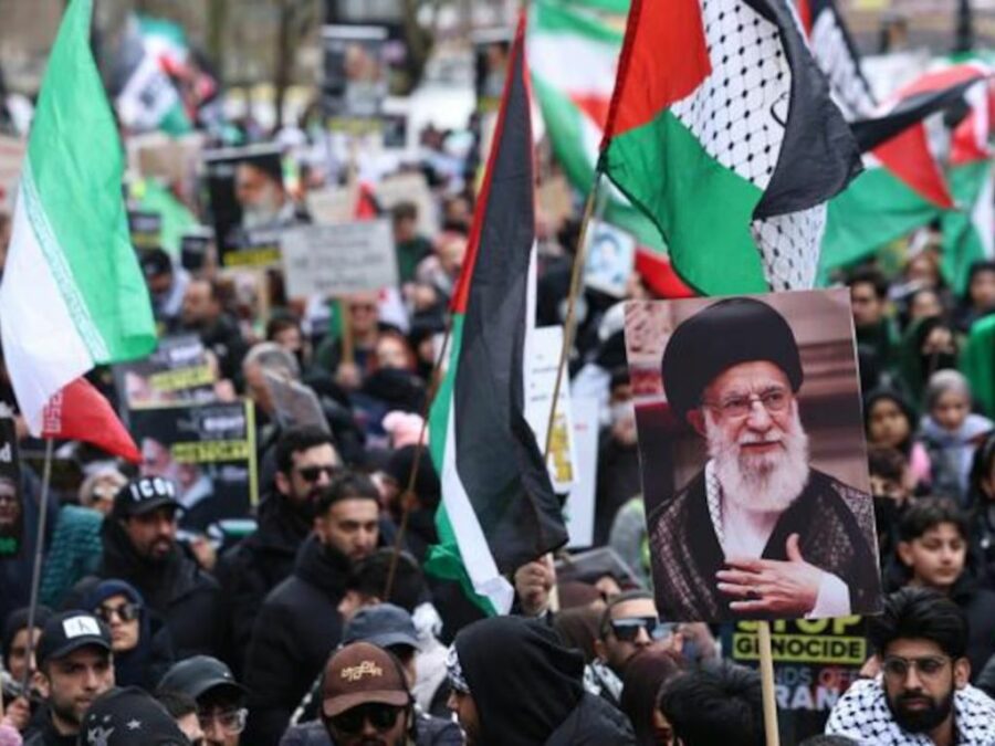 Manifestación de Iraníes en Londres