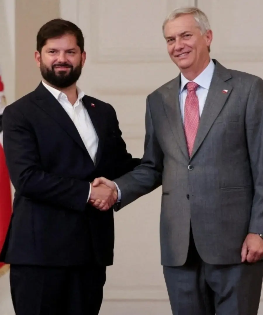 Boric y José Antonio Kast.