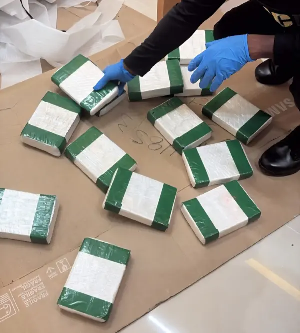 Paquetes de coca en Los Alcarrizos