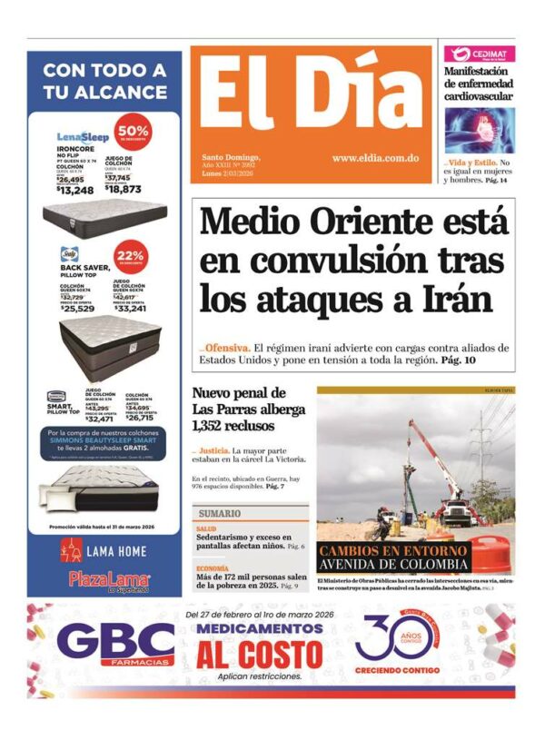 Portada impresa 02-03-2026