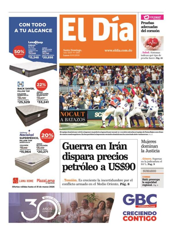 Portada impresa 09-03-2026