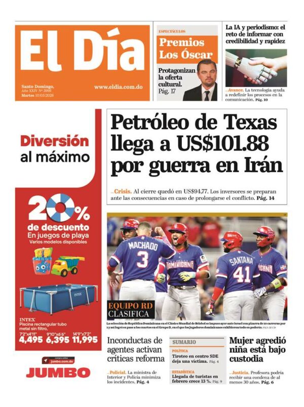 Portada impresa 10-03-2