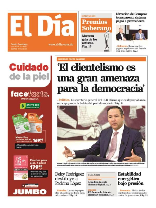 Portada impresa 19-03-2026
