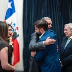 Presidente Abinader ofrece saludo protocolar a su homólogo de Chile Gabriel Boric