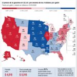 La gasolina en Estados Unidos alcanza 4 dólares de venta por galón