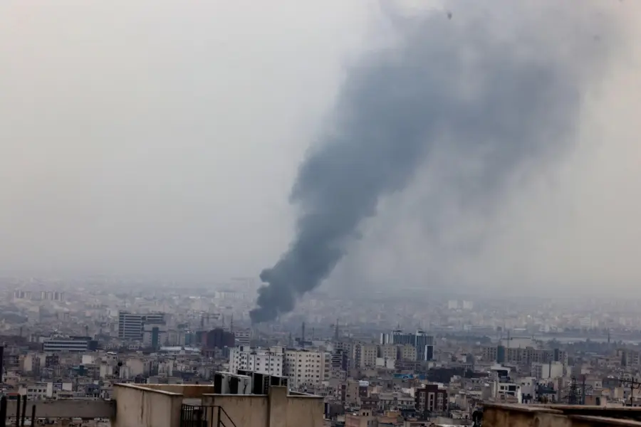 Airstrike in Tehran