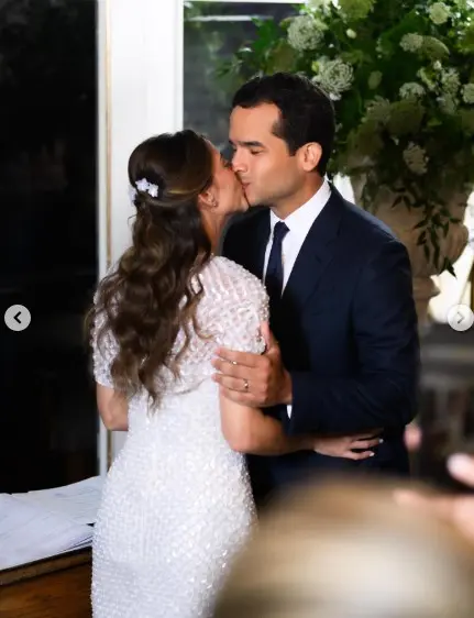 Omar Fernández y Alexia Rubio-boda