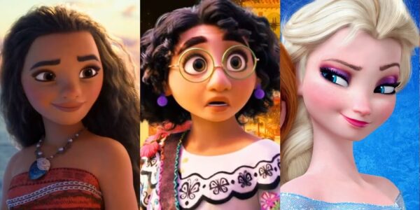 Moana, Encanto y Frozen