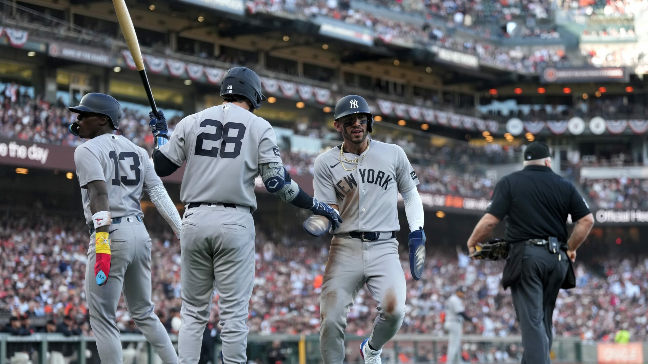 Yankees brillan en la Opening Night con blanqueada en San Francisco