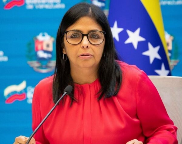 Presidenta interina de Venezuela, Delcy Rodríguez.