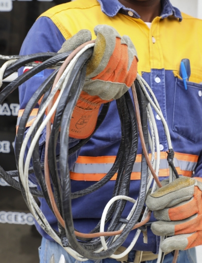 La plaza comercial mostraba un  consumo menor.