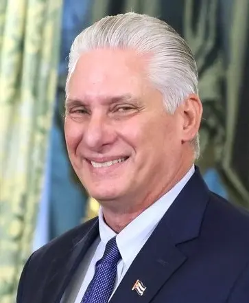 Miguel Díaz-Canel, presidente de Cuba.