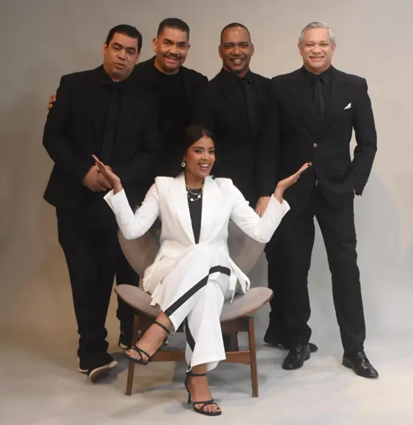Rafa Bobadilla, Miguel Alcántara, Pamela de León, Liondy Ozoria y Luisín Martí.