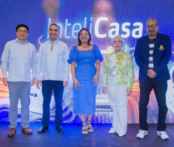 Ejecutivos de la empresa durante el encuentro.