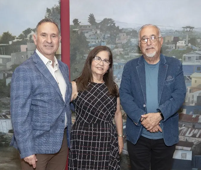 Carlos Veitía, Sara Esteva y Luis Felipe Rodríguez.