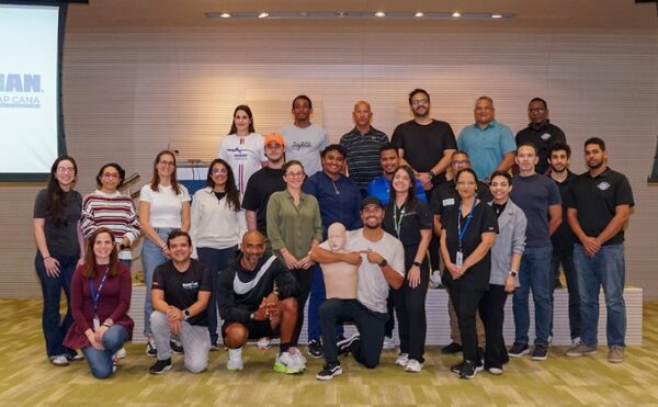 Los profesionales en jornada de capacitación.