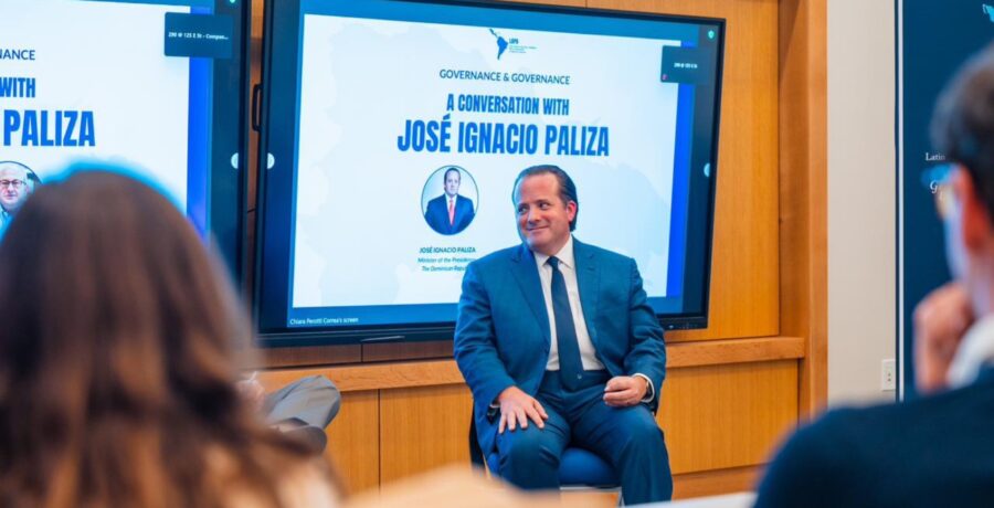 José Ignacio Paliza disertó en una conferencia en la influyente universidad de Georstown, en Washington.