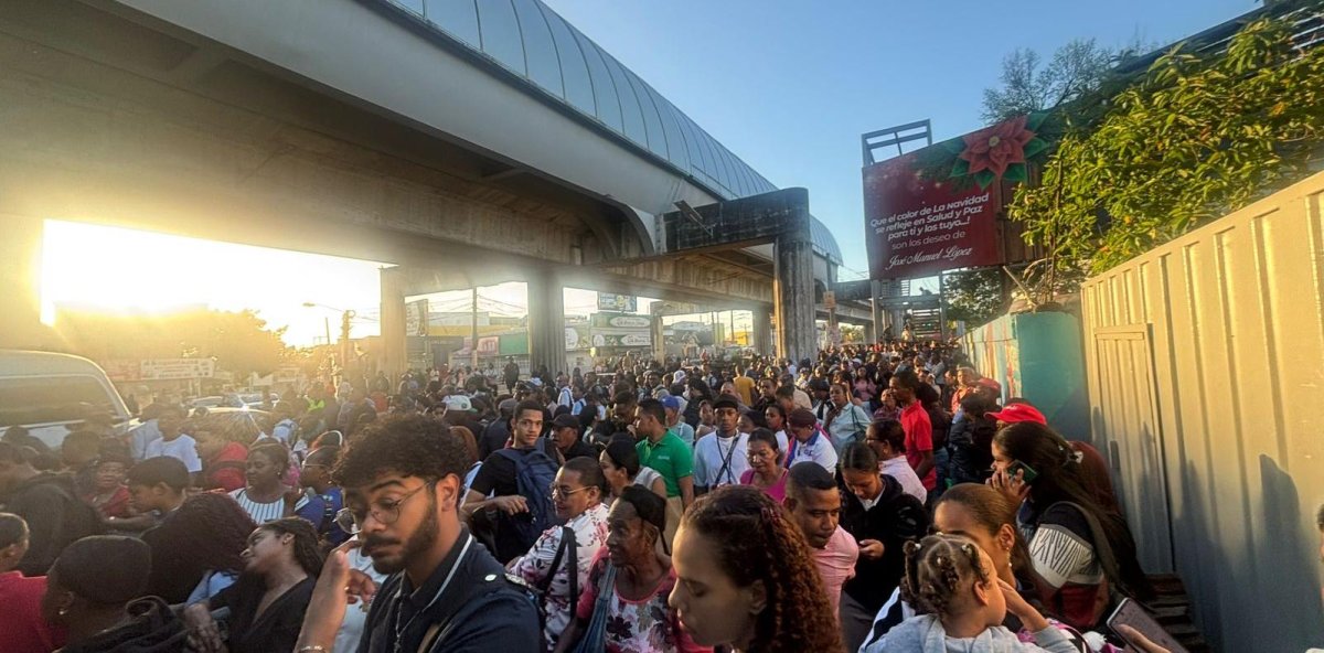Apagón paraliza el Metro de Santo Domingo