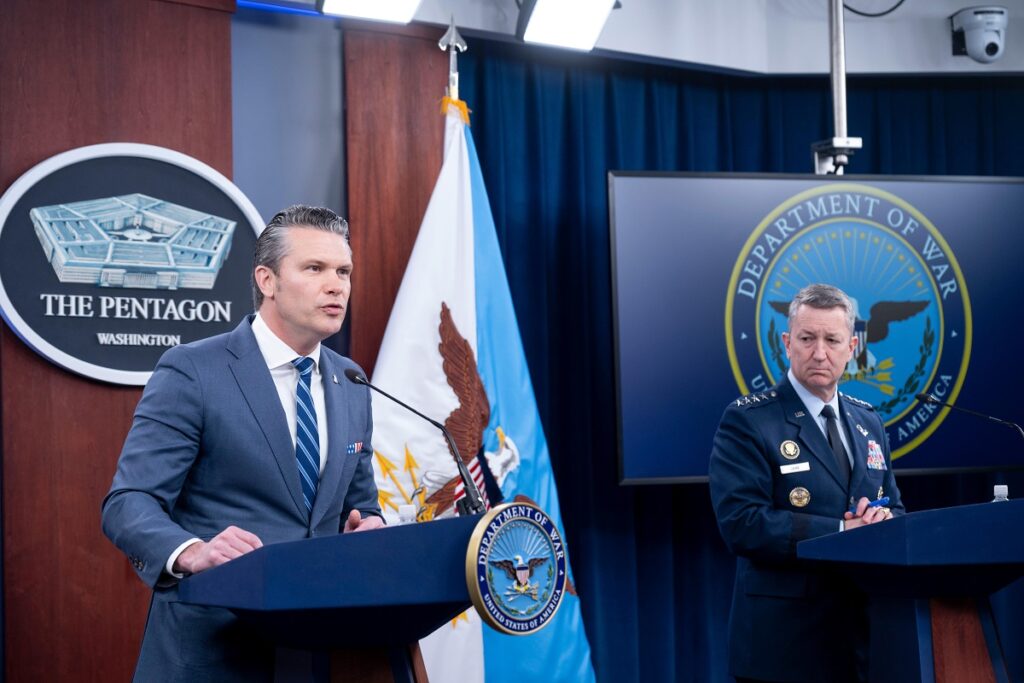 Pete Hegseth-Guerra-Irán