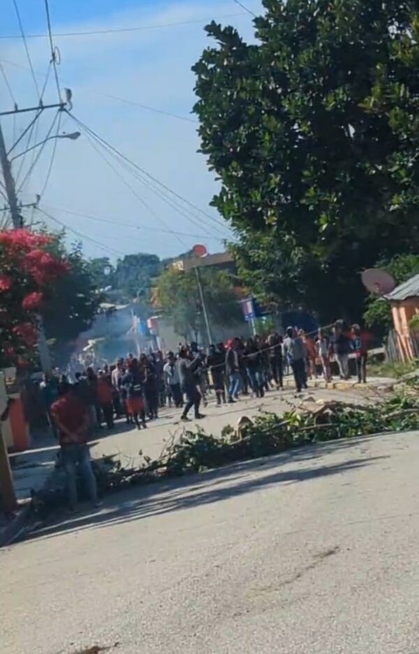 Captura de vídeo de manifestaciones en la comunidad de Sabaneta en rechazo a la minería en loma Romero.