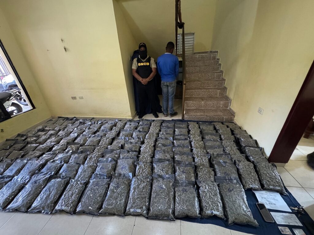Autoridades interceptan en Azua camión con 151 paquetes de marihuana sintética