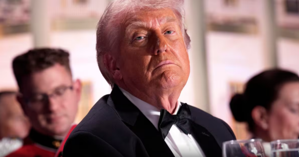 Donald Trump, presidente de Estados Unidos, durante una cela en Washington.